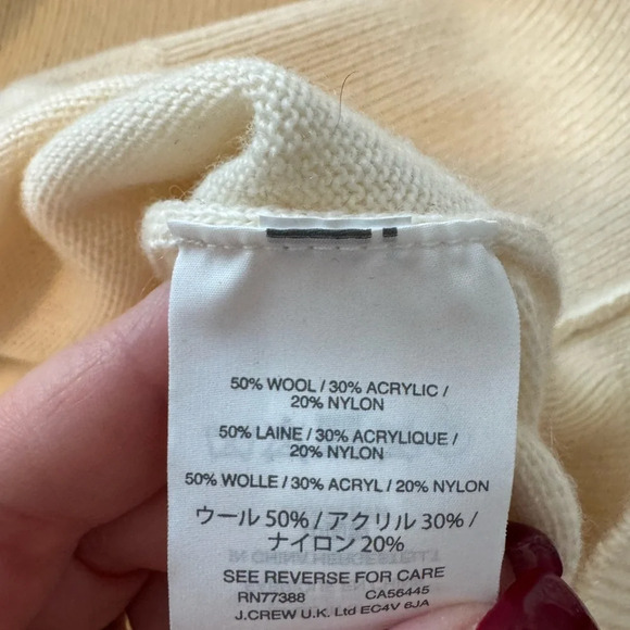 NWT J Crew Wool Blend Sweater Size XS - Picture 5 of 8